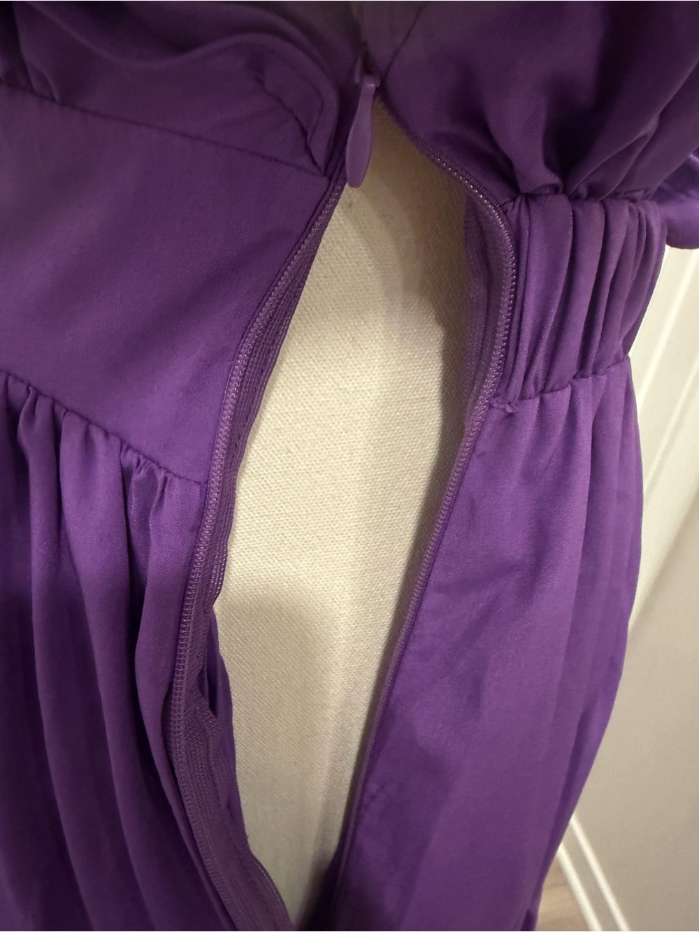 English Factory Women’s Purple Ruffle-Tiered Midi Dress - Picture 12 of 14